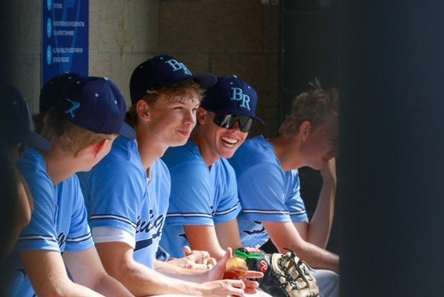 BRE players in the dugout