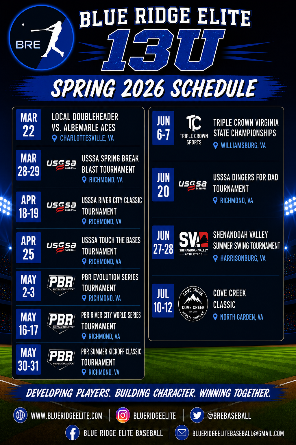 BRE 13U Spring 2026